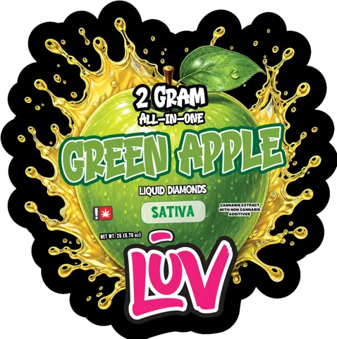 LUV Green Apple 2G disposable