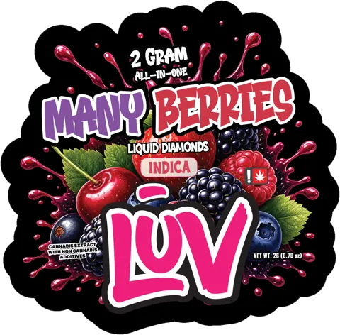 LUV Many Berries 2G disposable