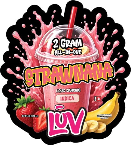 LUV Strawnana 2G disposable